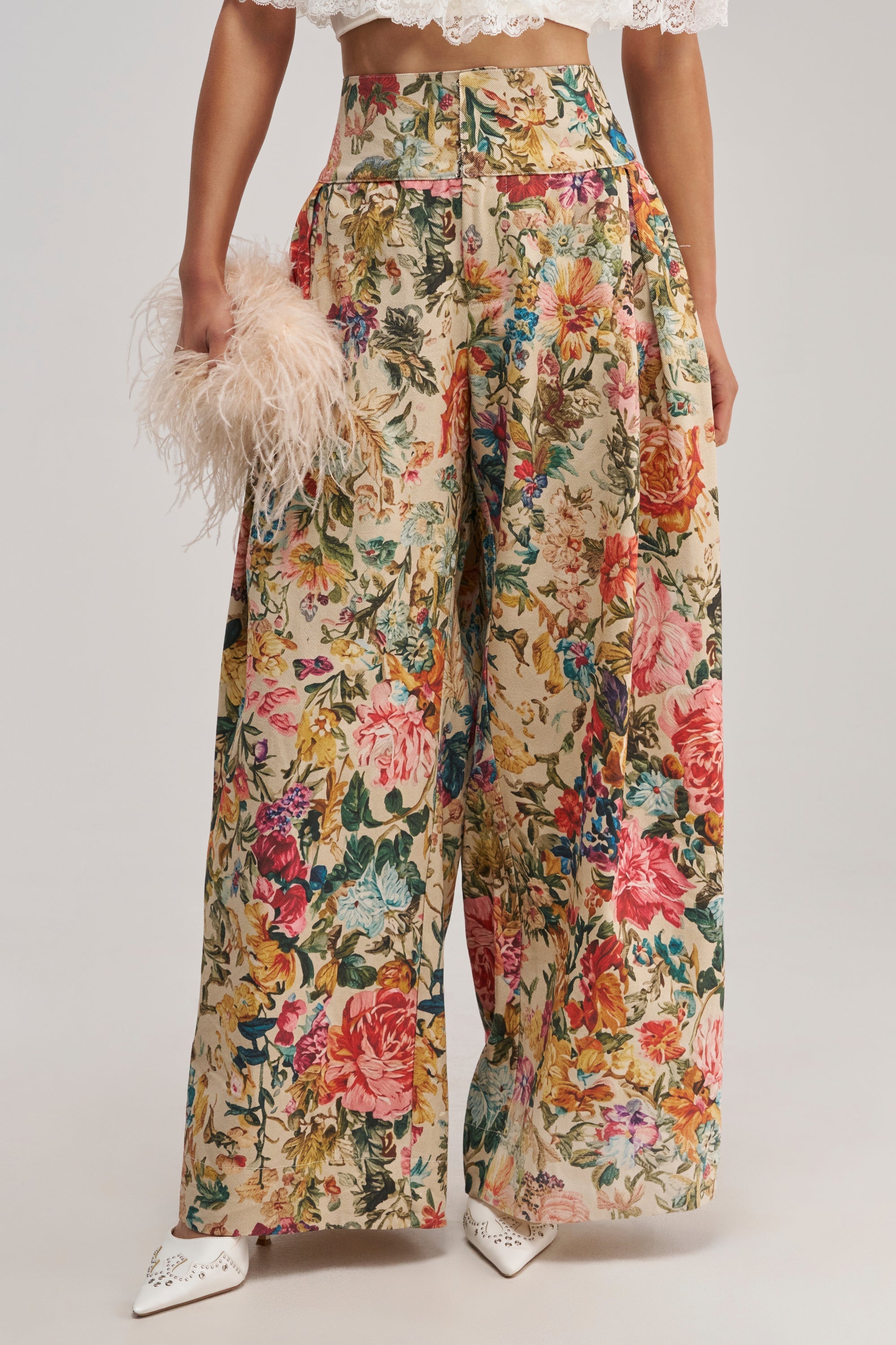 GIVE ME A FLOWER TROUSER