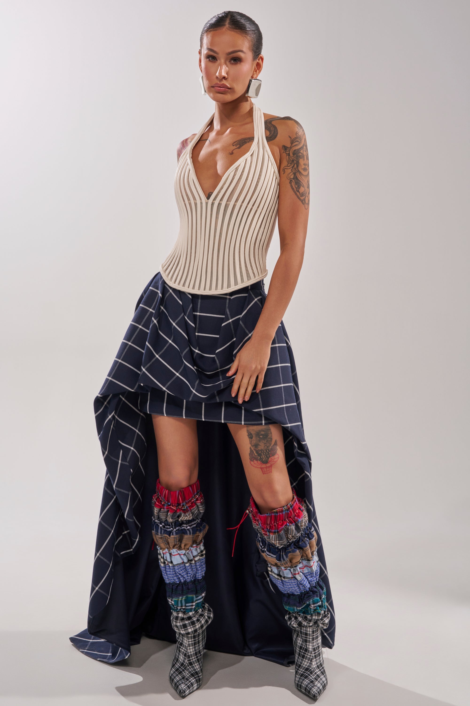 MAKE A STATEMENT HIGH LOW SKIRT
