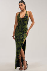 SPICE IT UP RHINESTONE MAXI DRESS