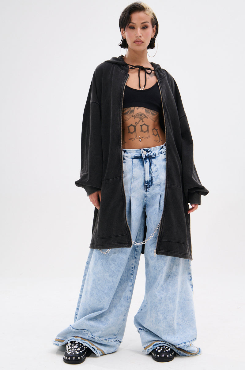 IN CHARGE WIDE LEG DENIM PANT