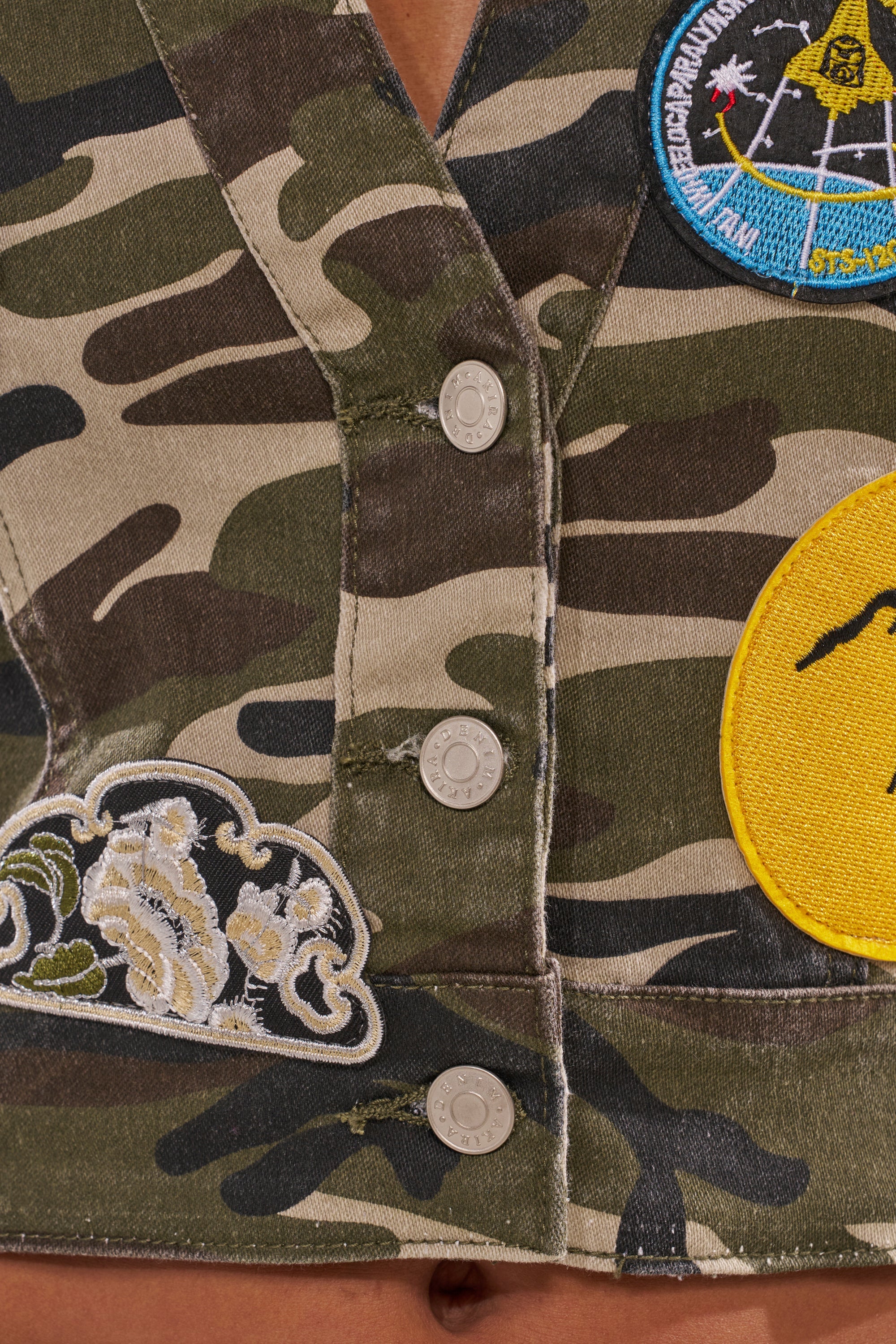 DOWN FOR SOME FUN CAMO BUTTON DOWN