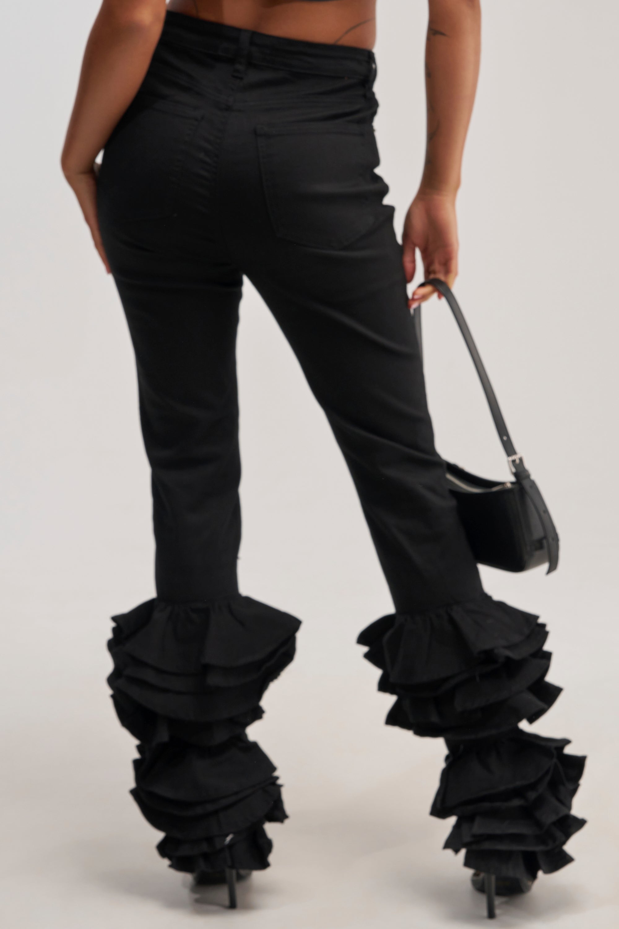 NOT ENOUGH RUFFLES DENIM