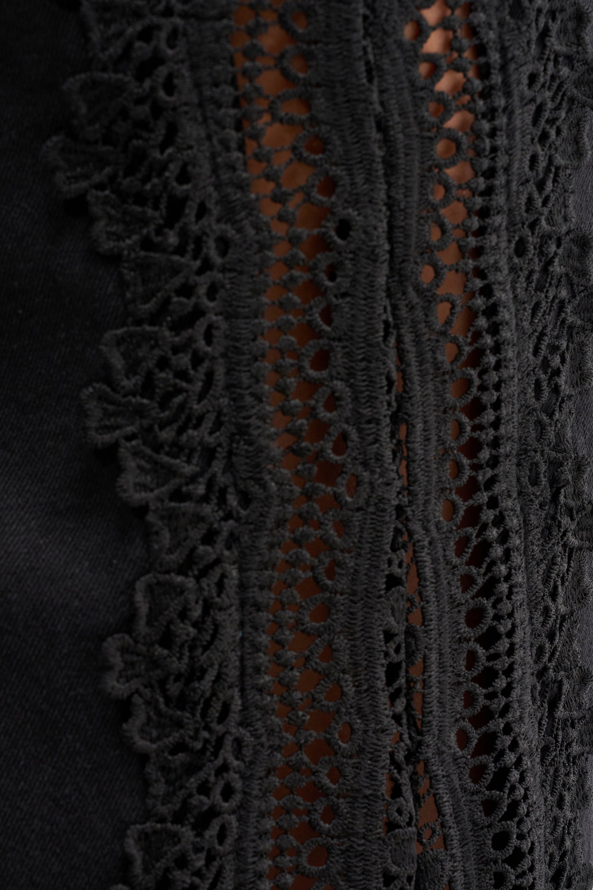 LOCKED IN LACE DENIM