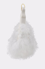 ANGELIC WHITE FEATHER FAN