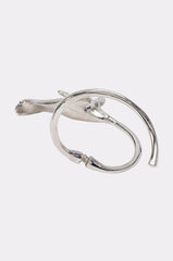 TULIP BRACELET CUFF IN SILVER