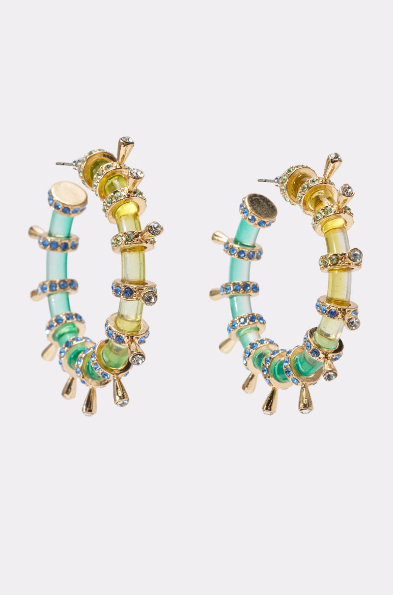 FOR THE VIBES HOOP EARRING