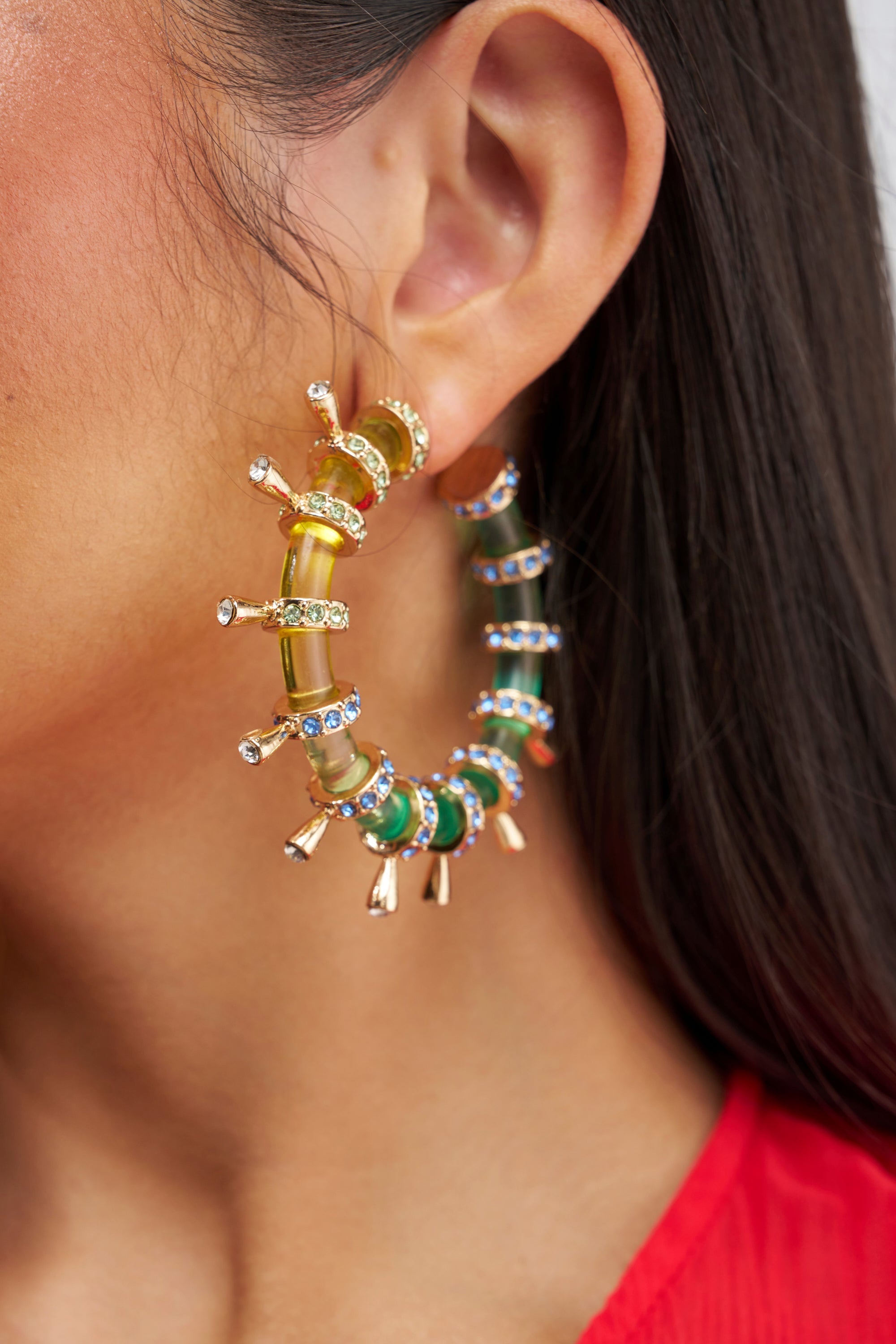 FOR THE VIBES HOOP EARRING