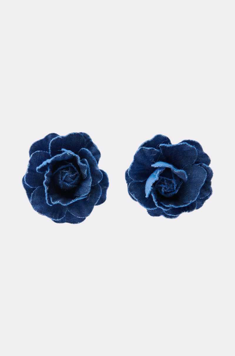 DENIM BLUE EARRING