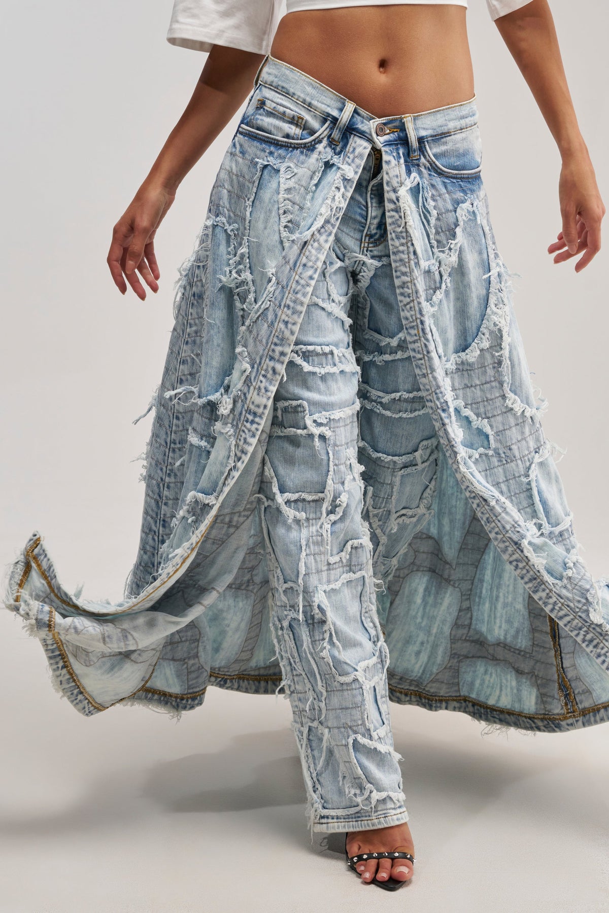 CRAZY FOR YOU SUPER DISTRESSED DENIM