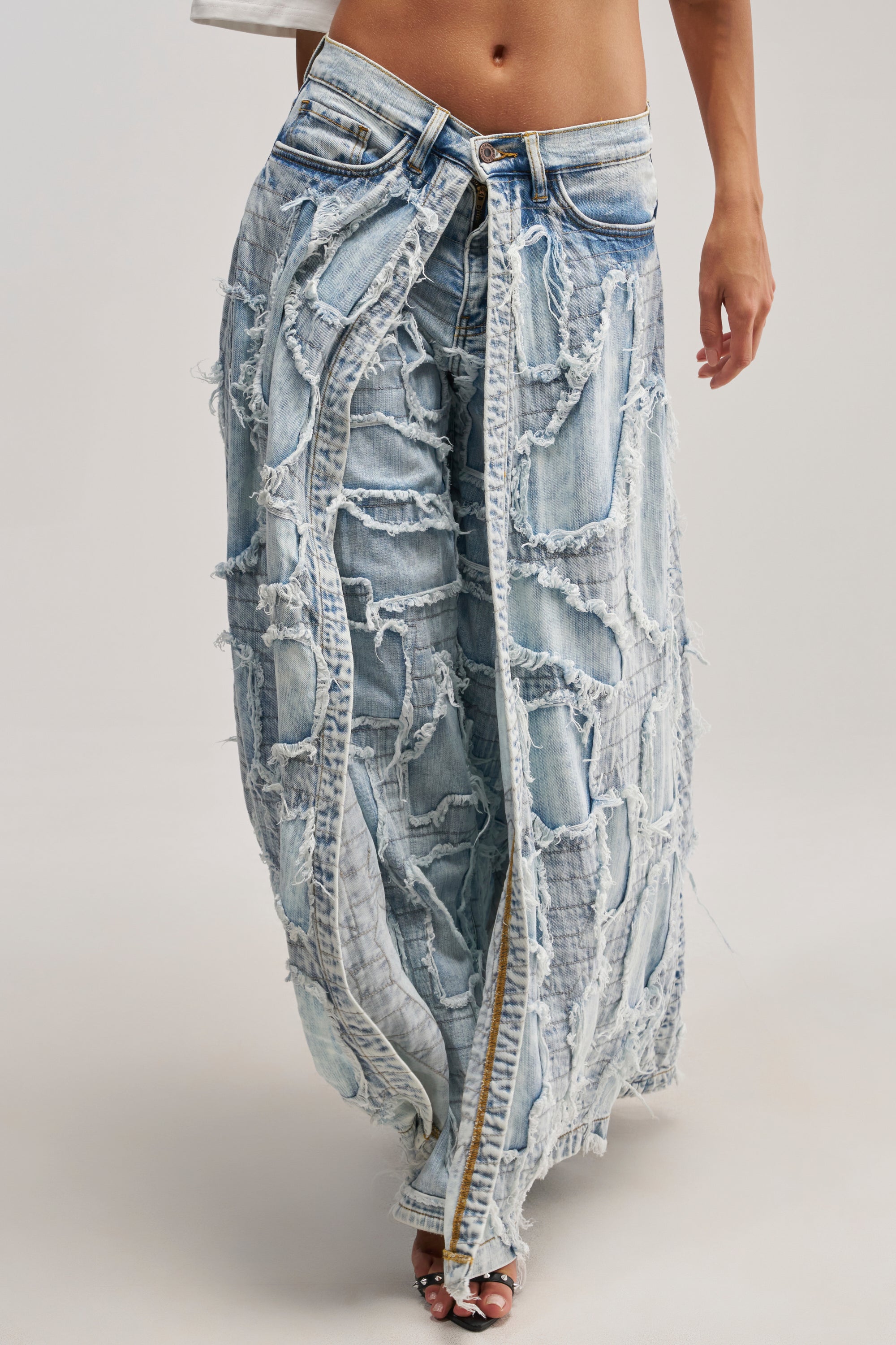 CRAZY FOR YOU SUPER DISTRESSED DENIM