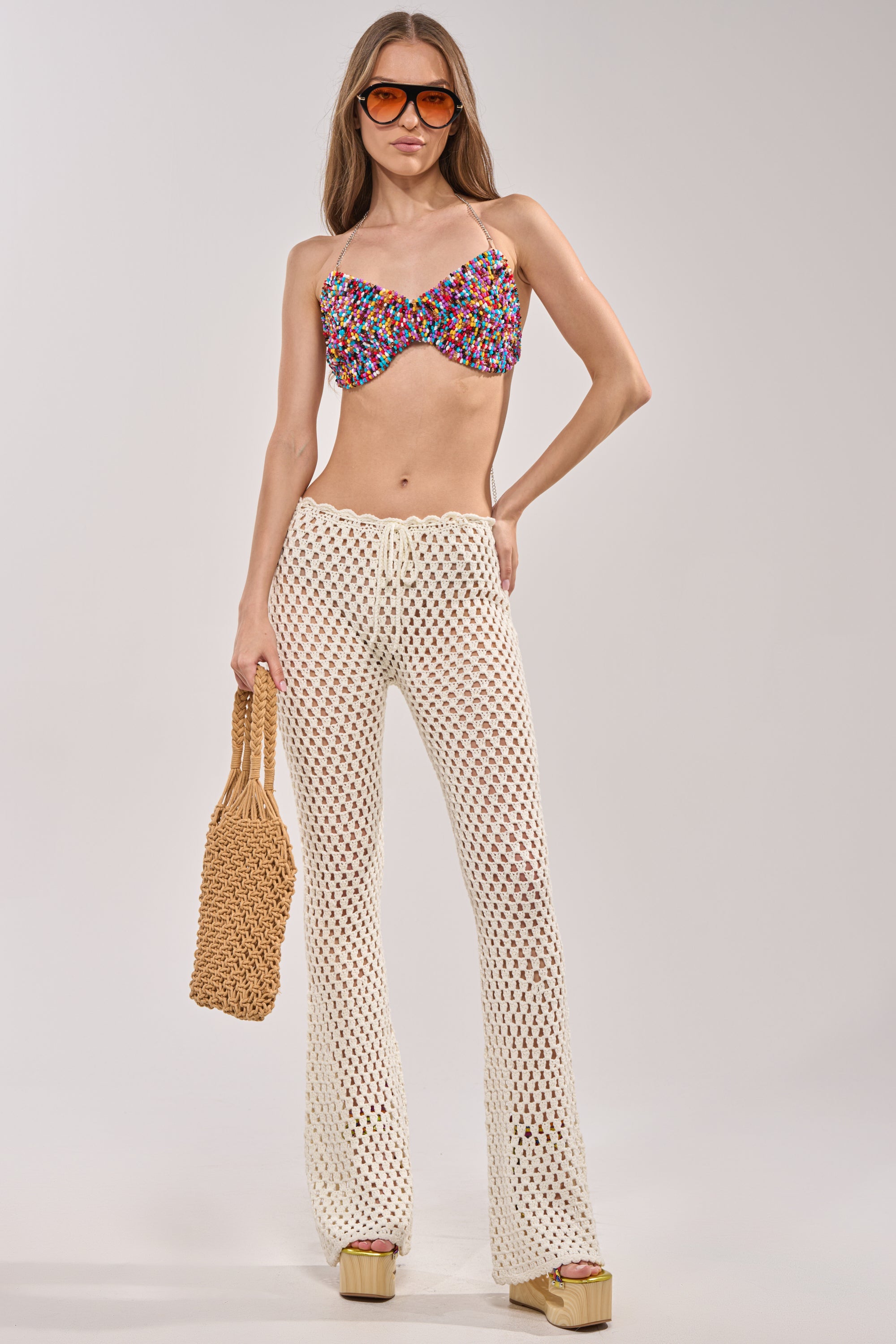 SWEET LIKE CANDY BEADED BRALETTE