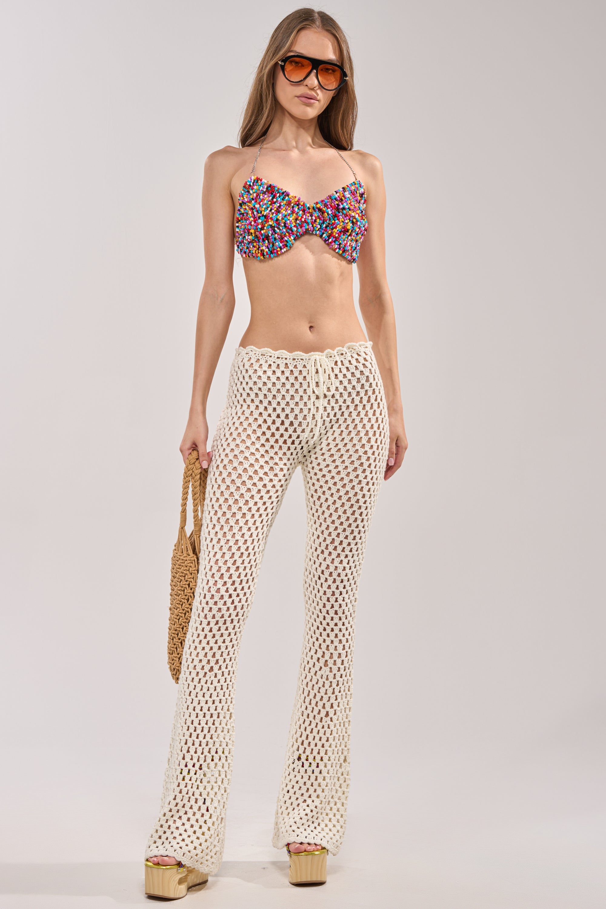 SWEET LIKE CANDY BEADED BRALETTE