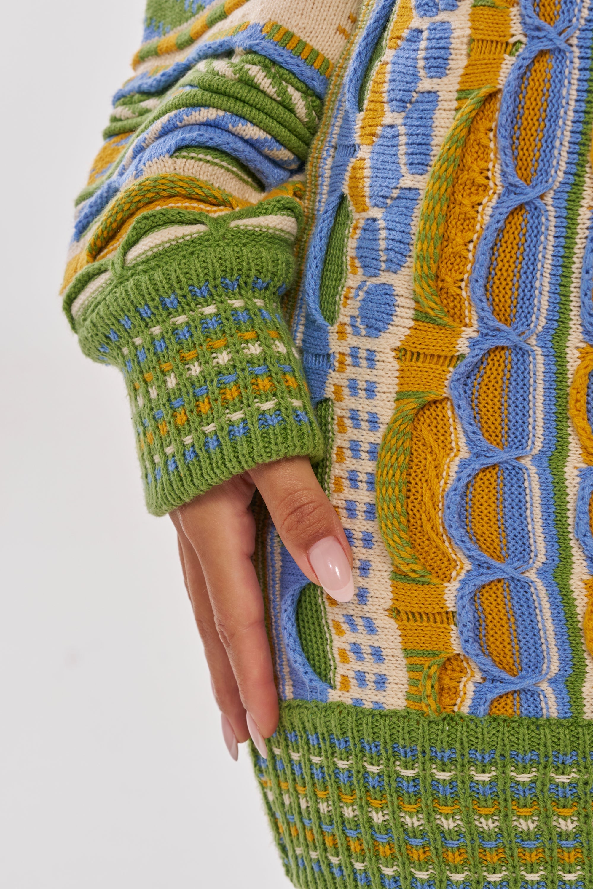 FEELIN COZY V-NECK SWEATER DRESS