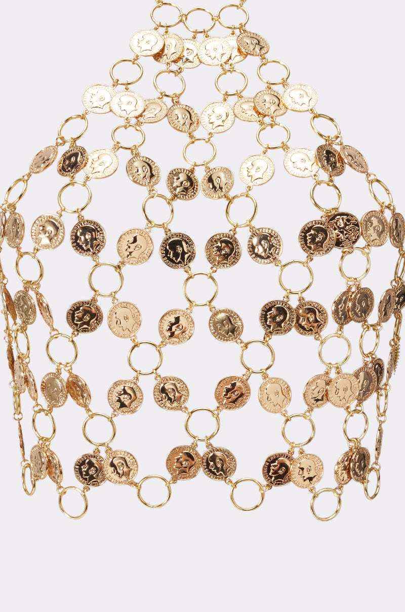 COUNT THAT COIN BODY CHAIN