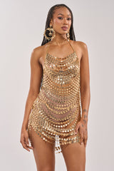 RUN ME MY COIN MINI DRESS