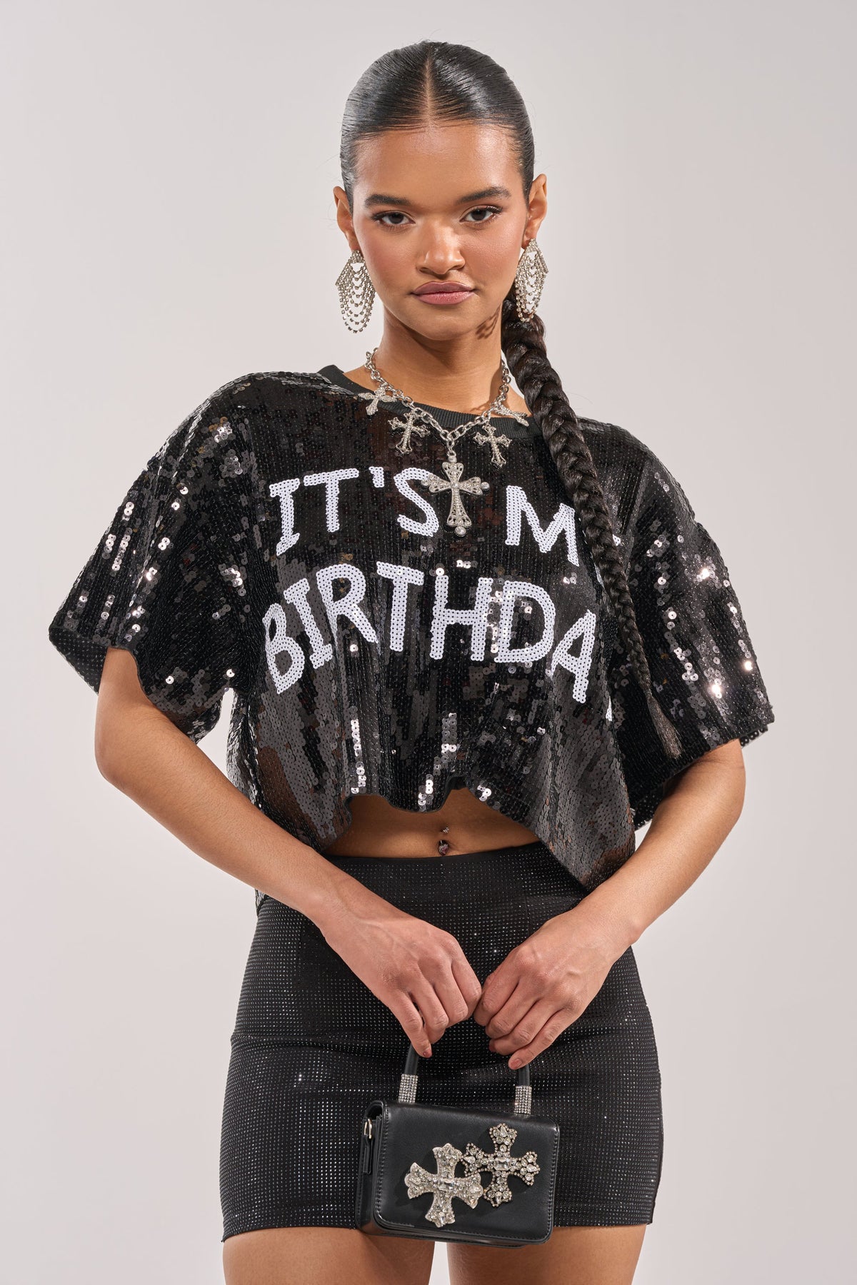 IT'S MY BIRTHDAY SEQUIN T-SHIRT