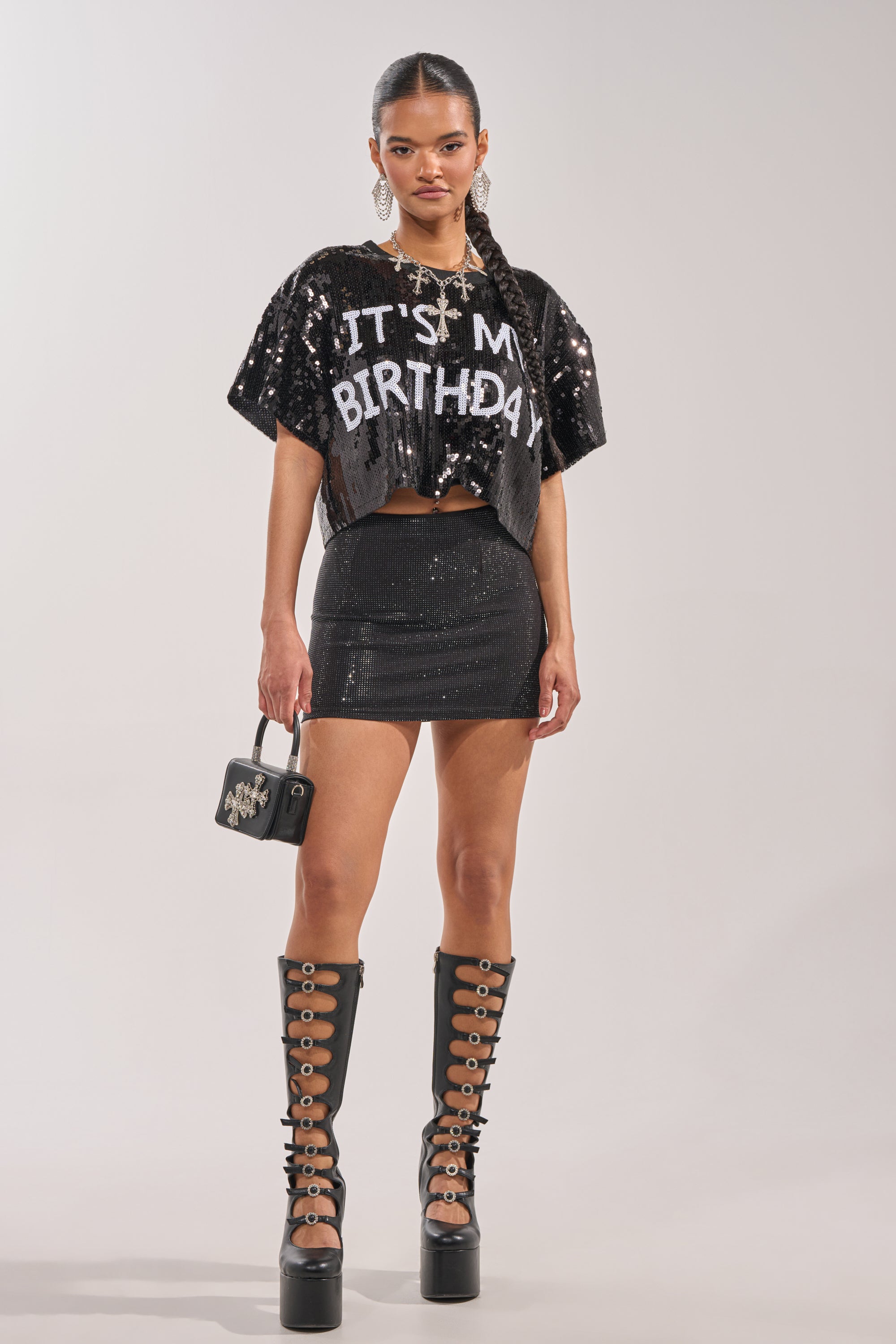 IT'S MY BIRTHDAY SEQUIN T-SHIRT