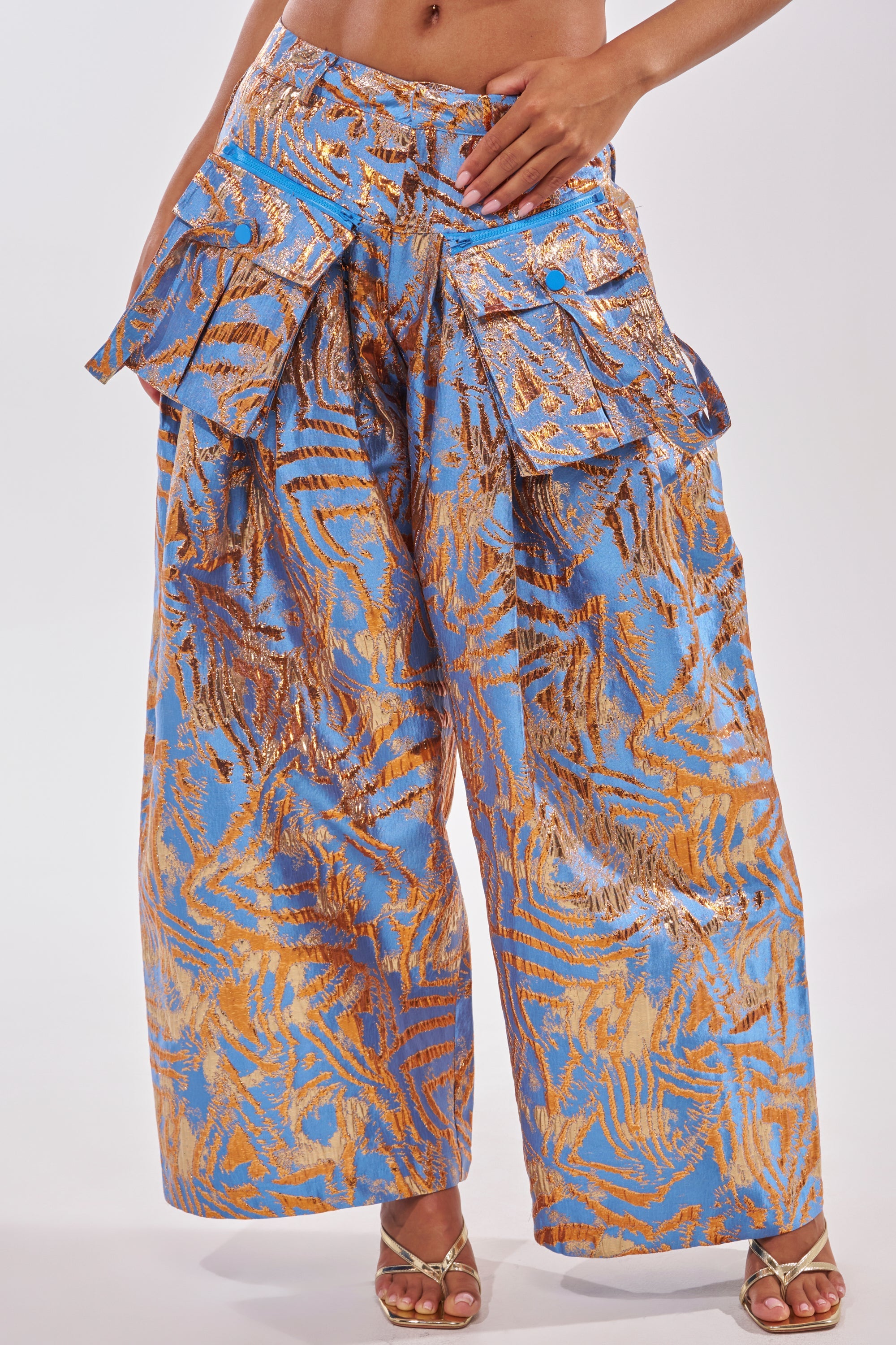 WAYS TO GO BROCADE TROUSER
