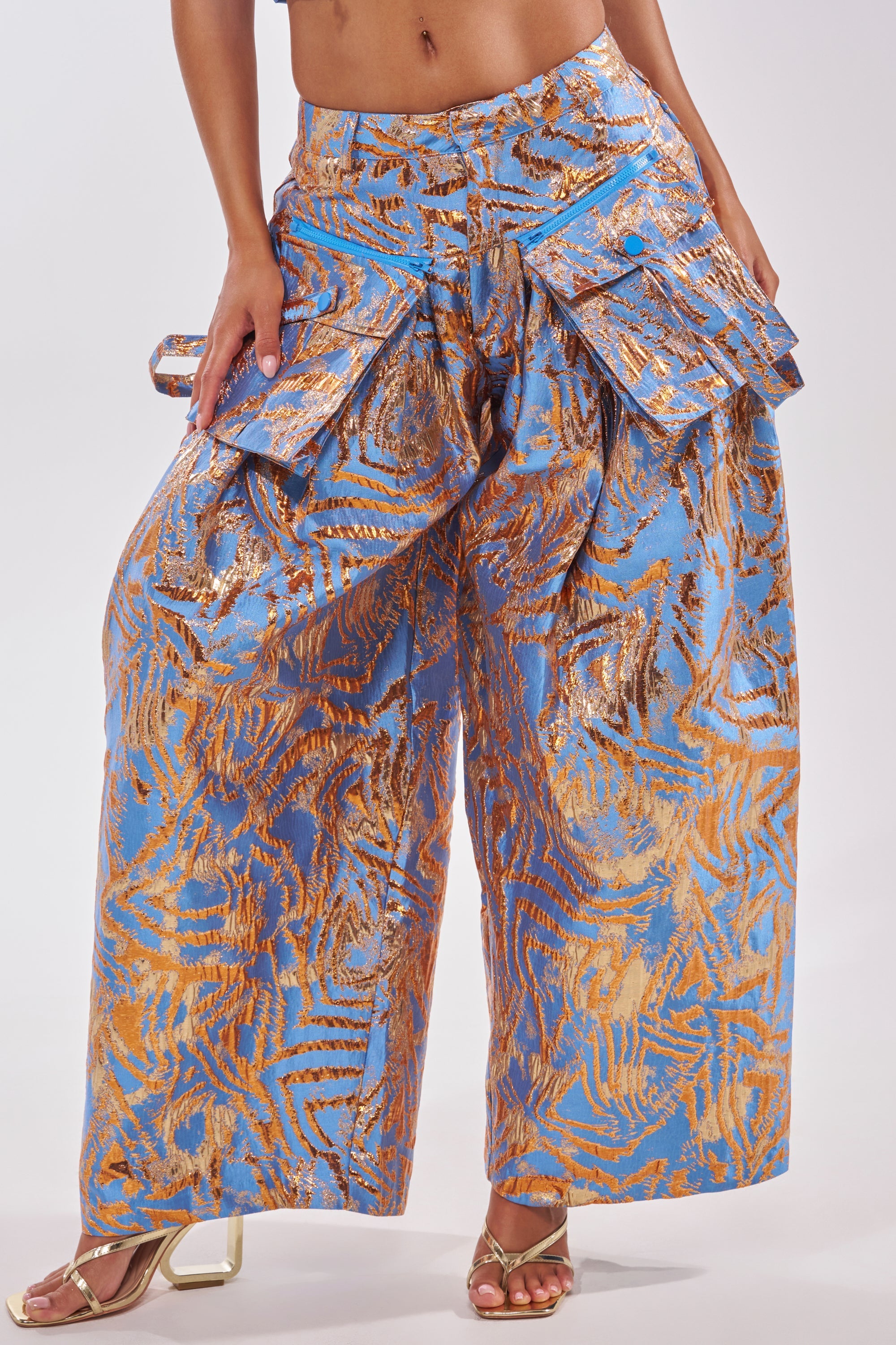 WAYS TO GO BROCADE TROUSER