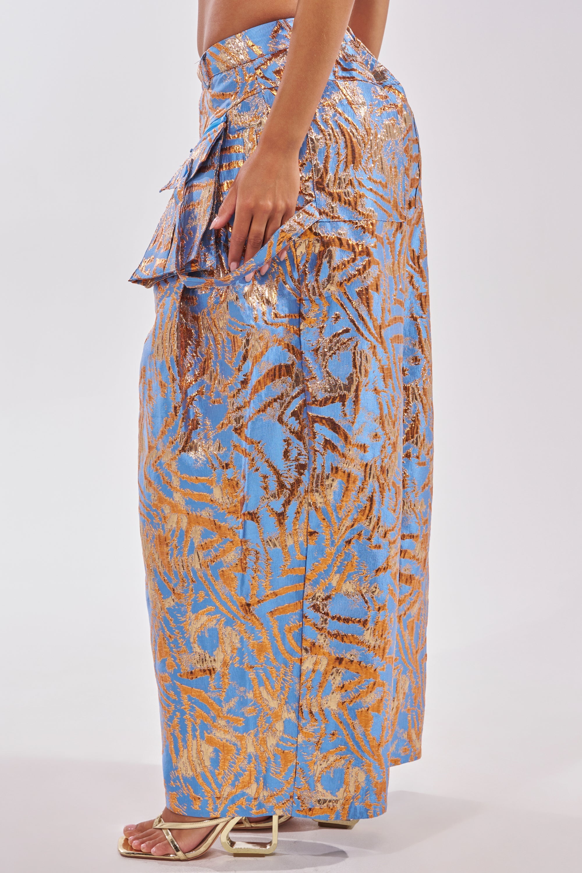 WAYS TO GO BROCADE TROUSER