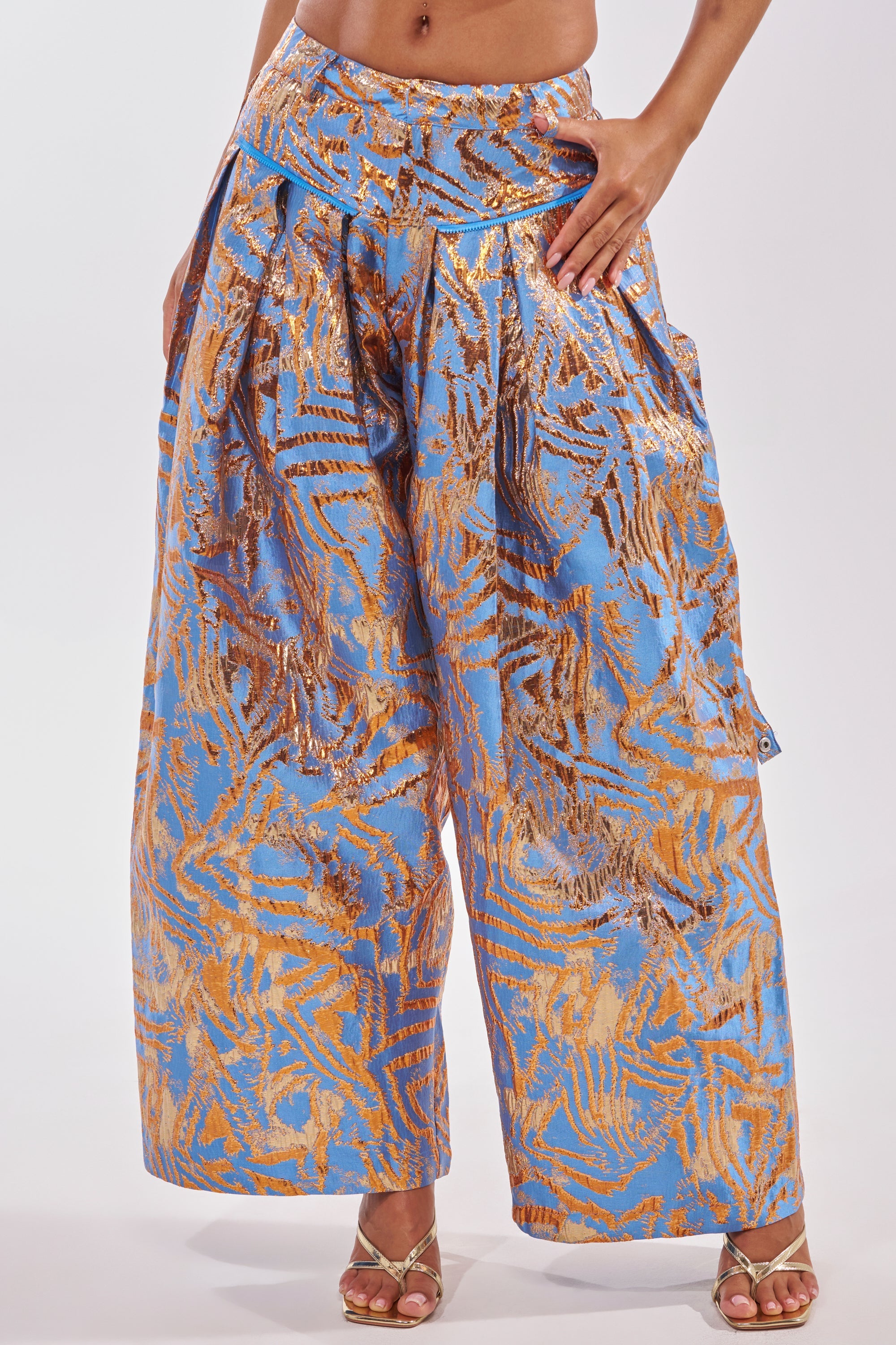 WAYS TO GO BROCADE TROUSER
