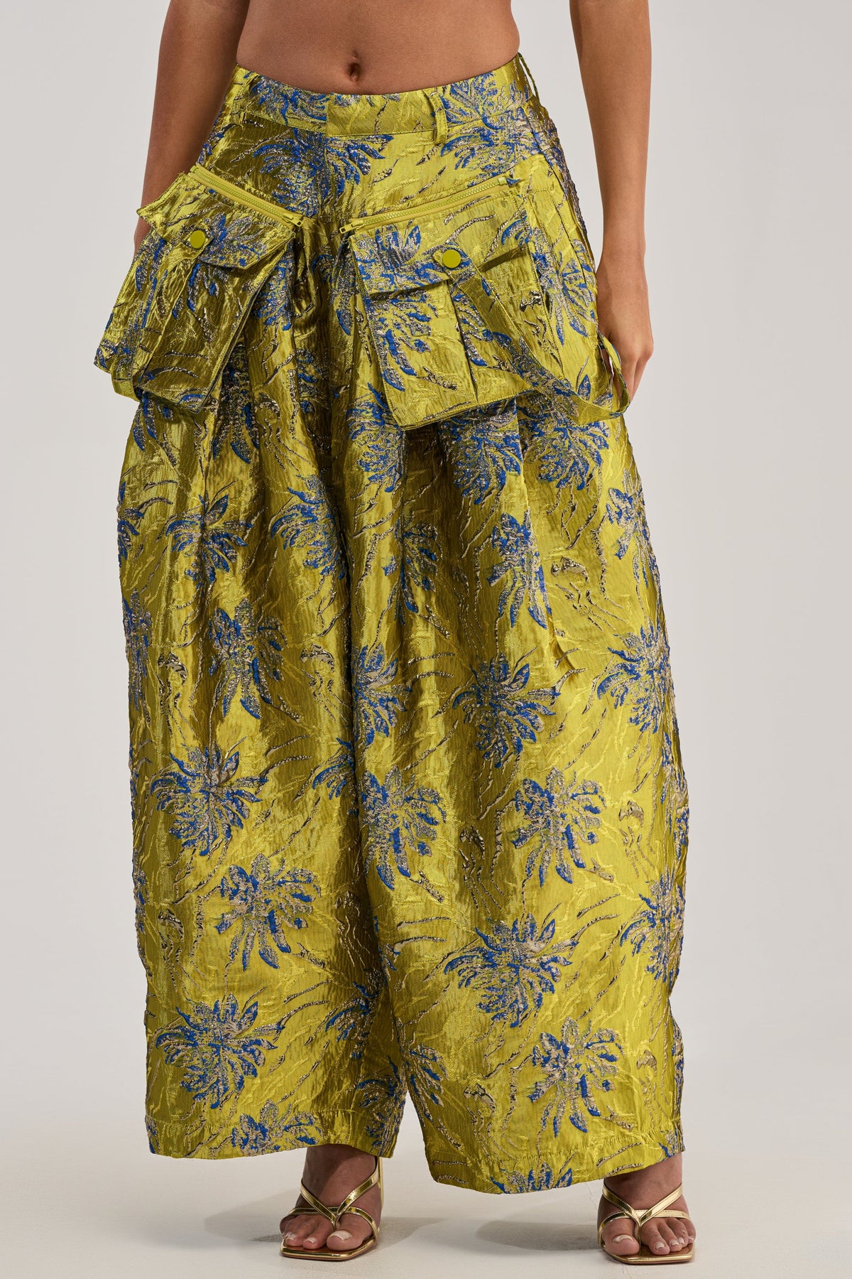 CRAZY FOR YOU BROCADE TROUSER