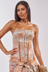 MARTHA FLORAL CORSET