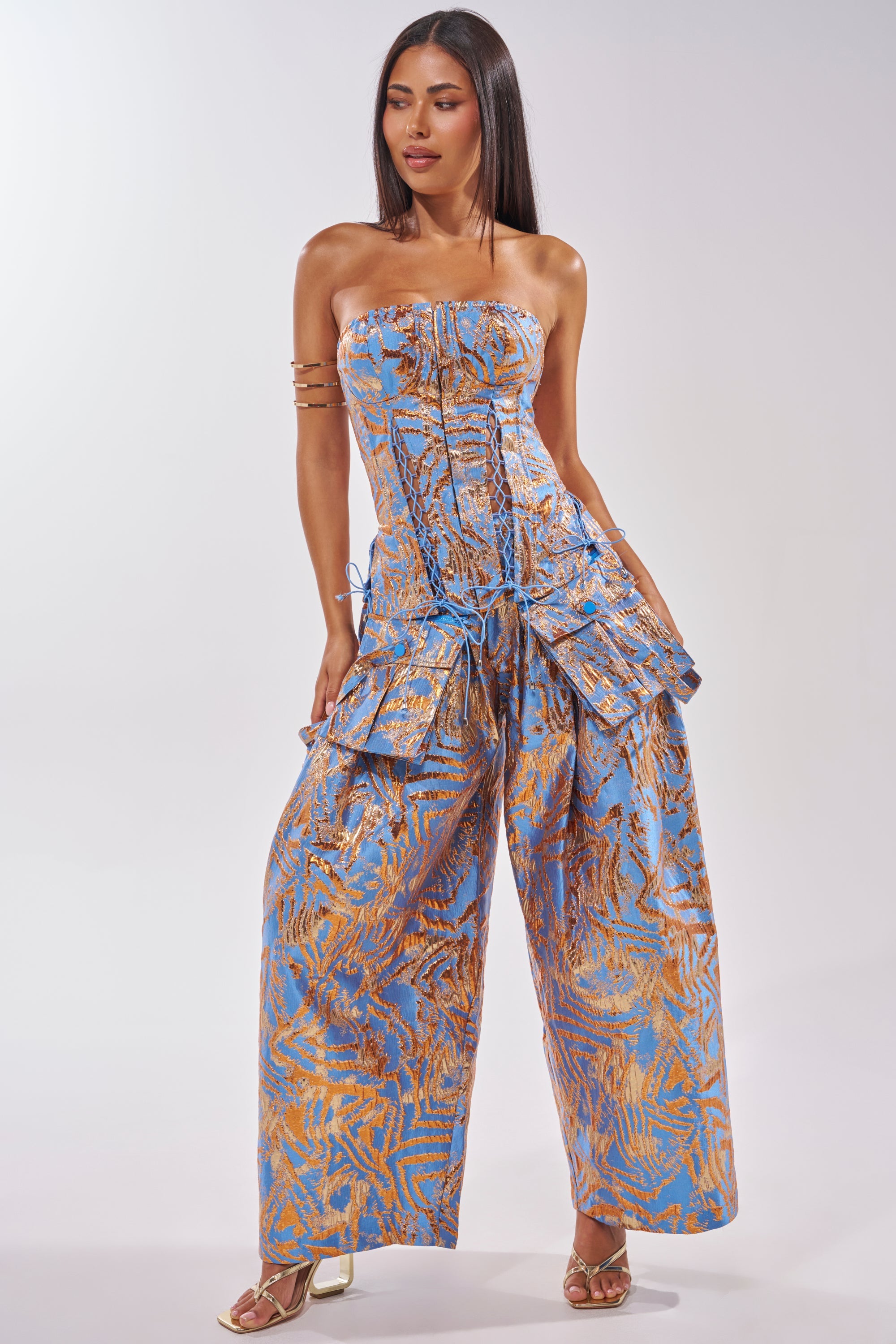 WAYS TO GO BROCADE CORSET