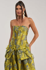 CRAZY FOR YOU BROCADE CORSET