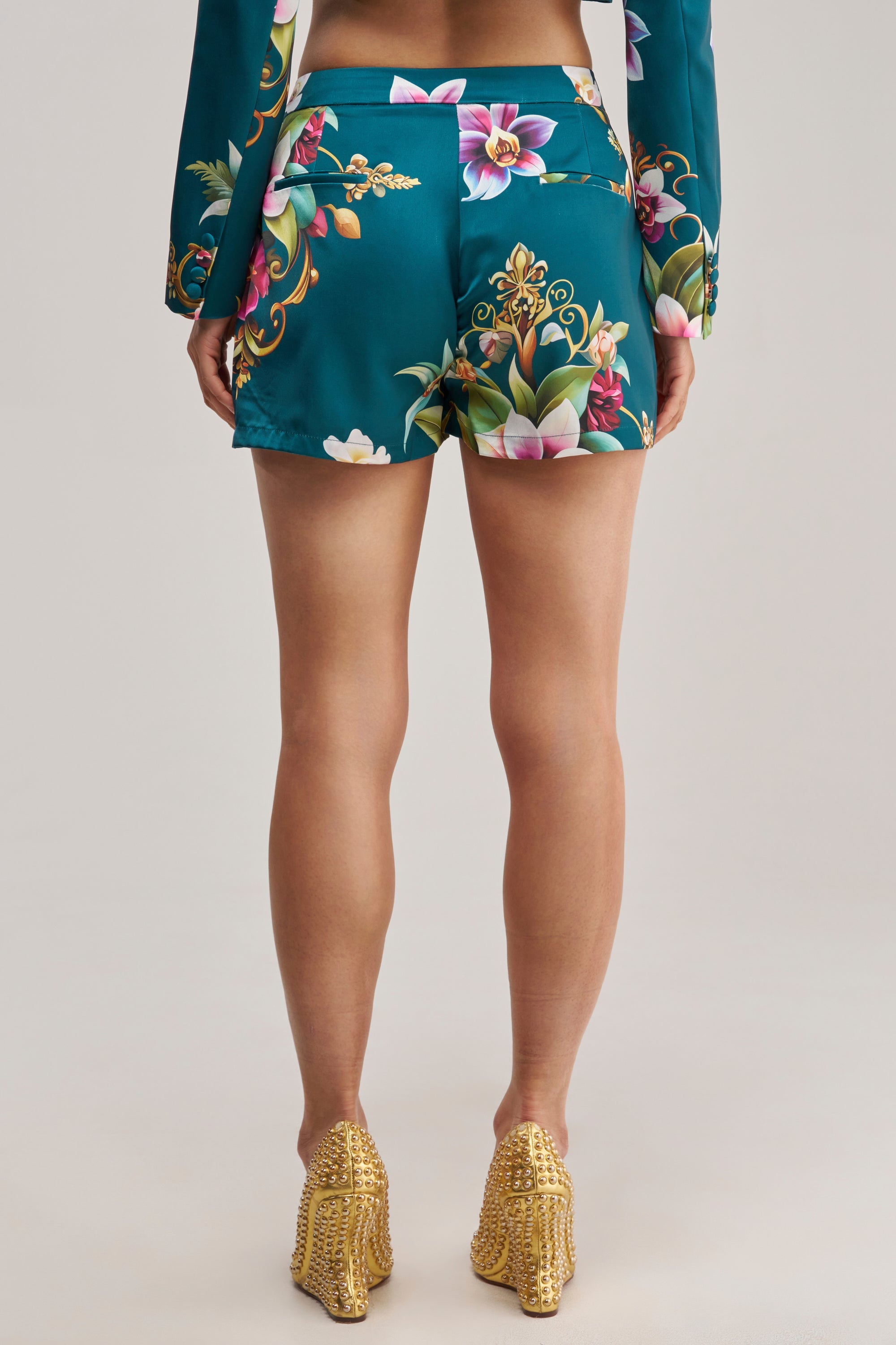 ISLAND TIME SATIN SHORTS