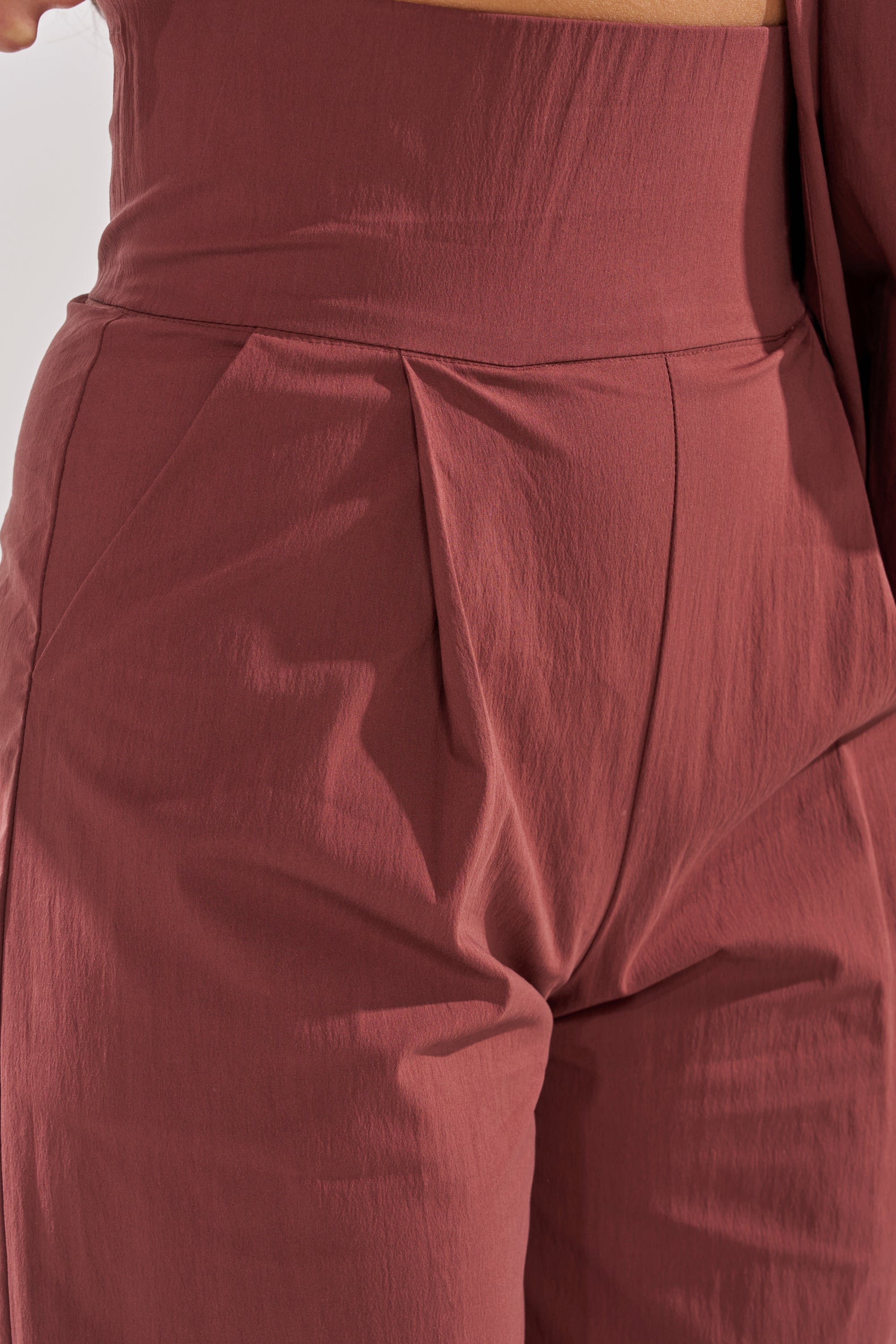 GOLD COAST WIDE LEG PALAZZO PANT IN BROWN