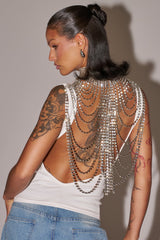ONE OF ONE RHINESTONE SLEEVELESS TEE