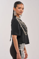 ROYALTY RHINESTONE TEE