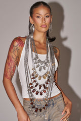 CHECK IT OUT EMBELLISHED RHINESTONE TOP