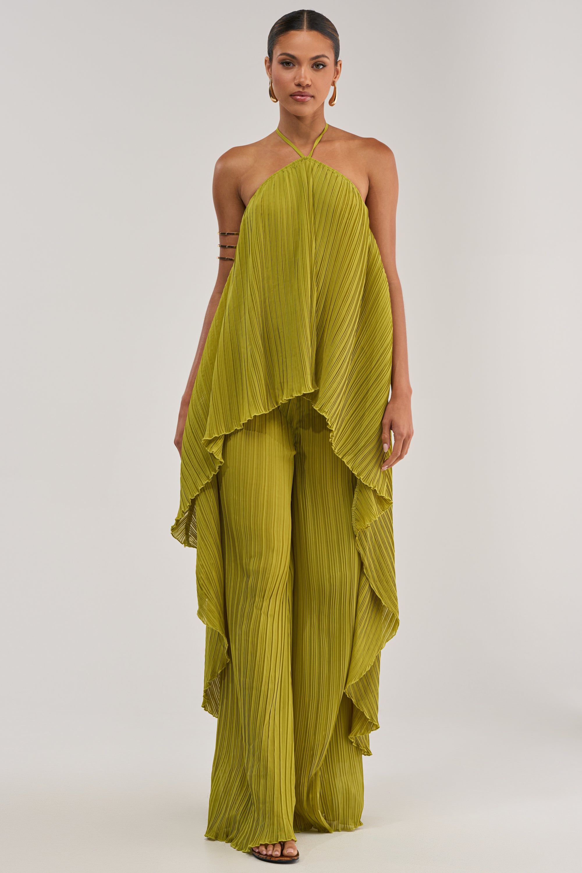 CRUSHIN ON YOU BLOUSE IN CHARTREUSE