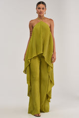 CRUSHIN ON YOU BLOUSE IN CHARTREUSE