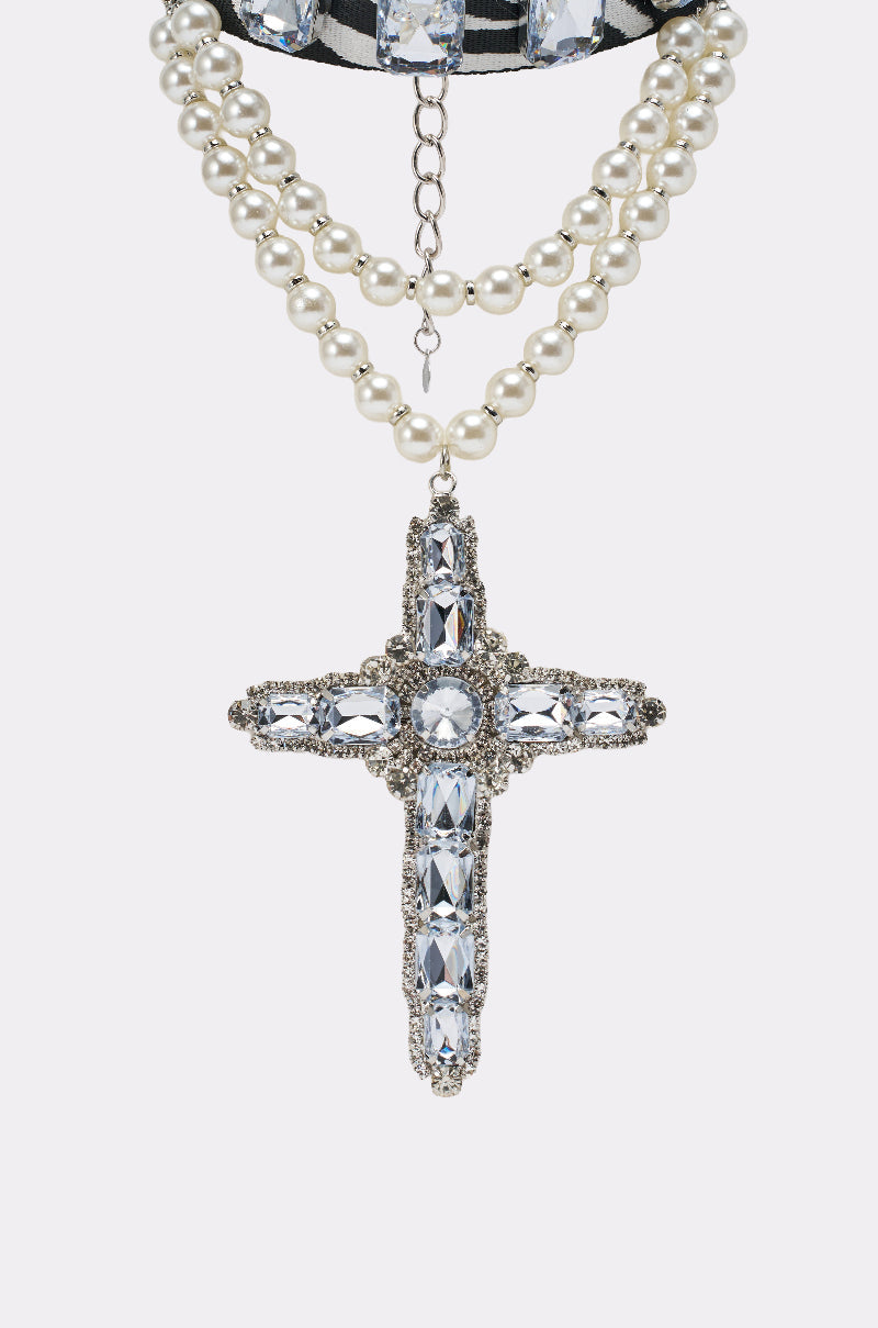 WALK ON THE WILD SIDE STATEMENT NECKLACE