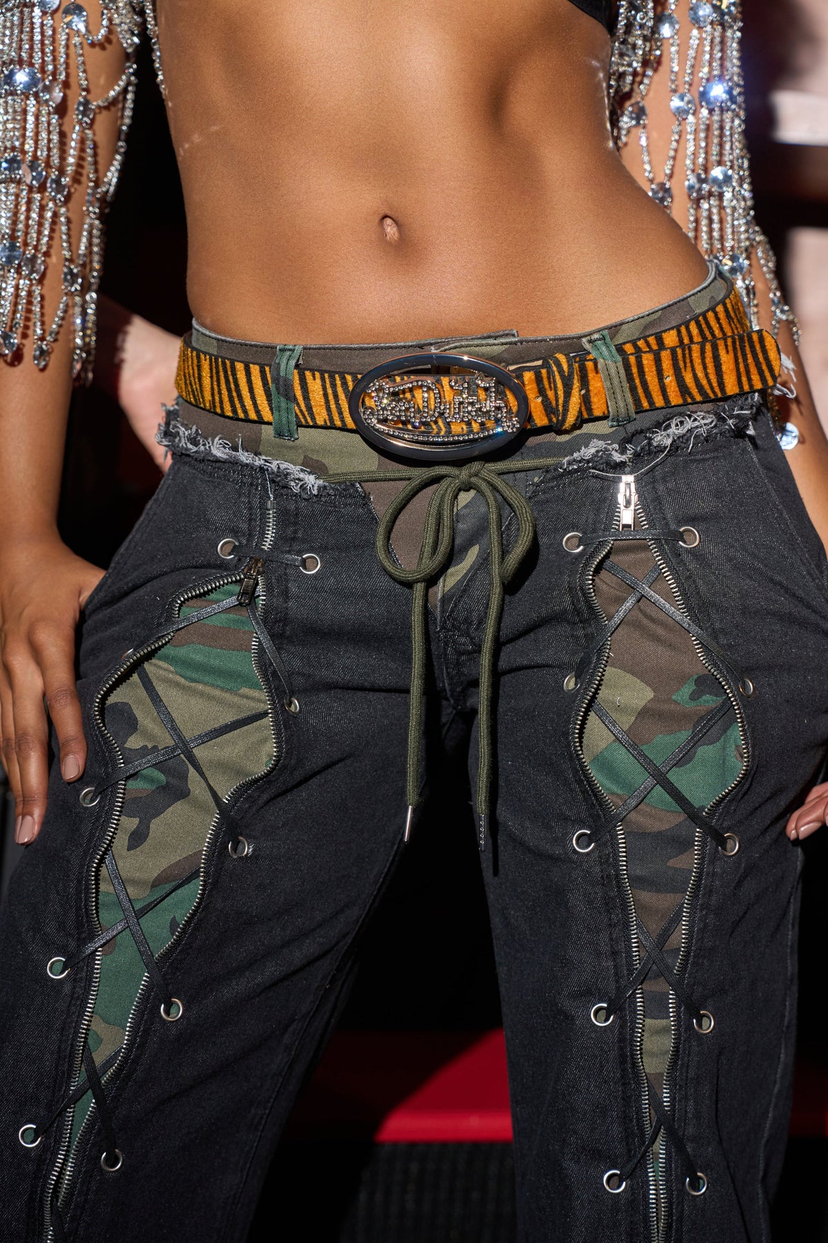 VON DUTCH TIGER BELT