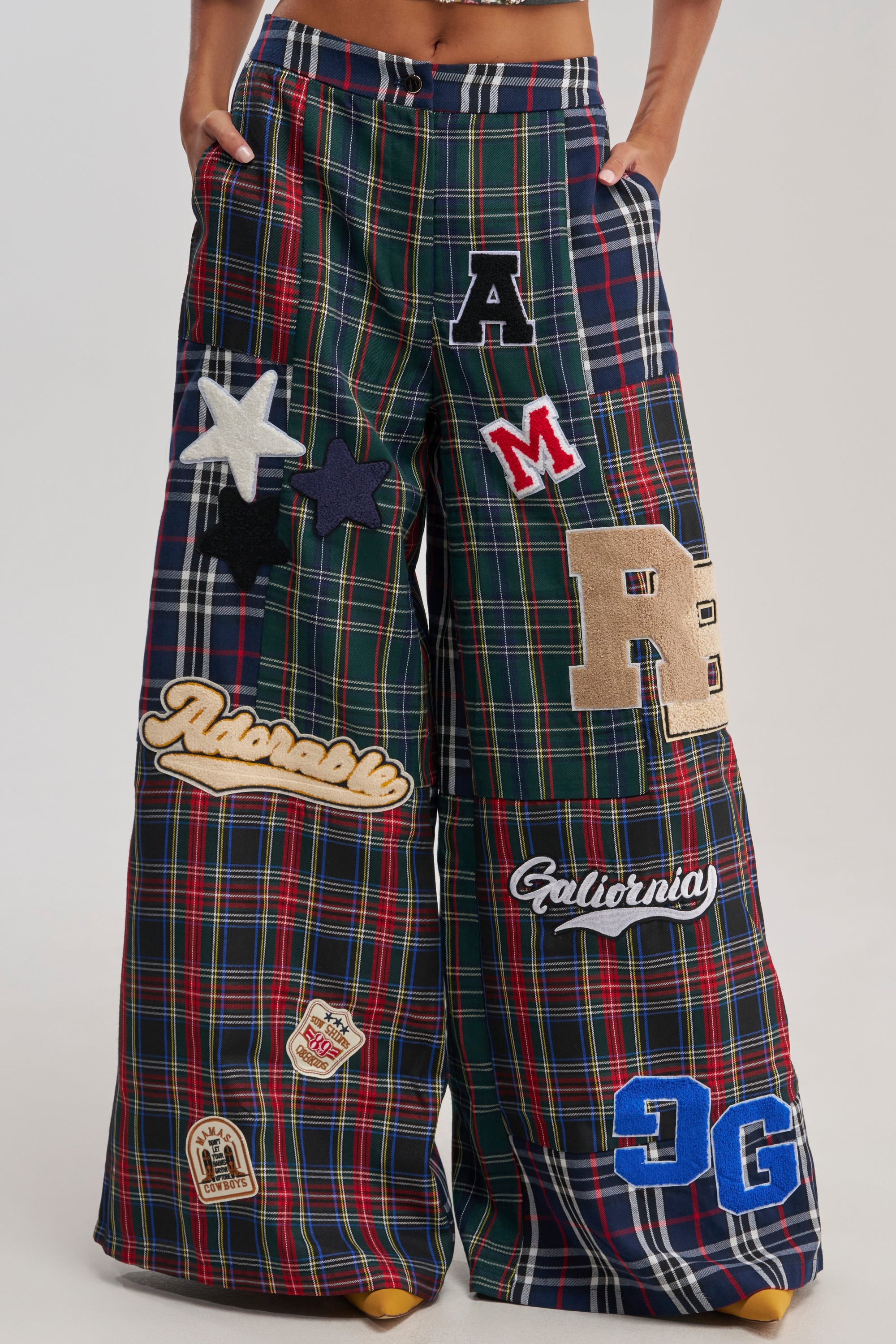ALL ABOUT ME PLAID TROUSER