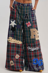 ALL ABOUT ME PLAID TROUSER
