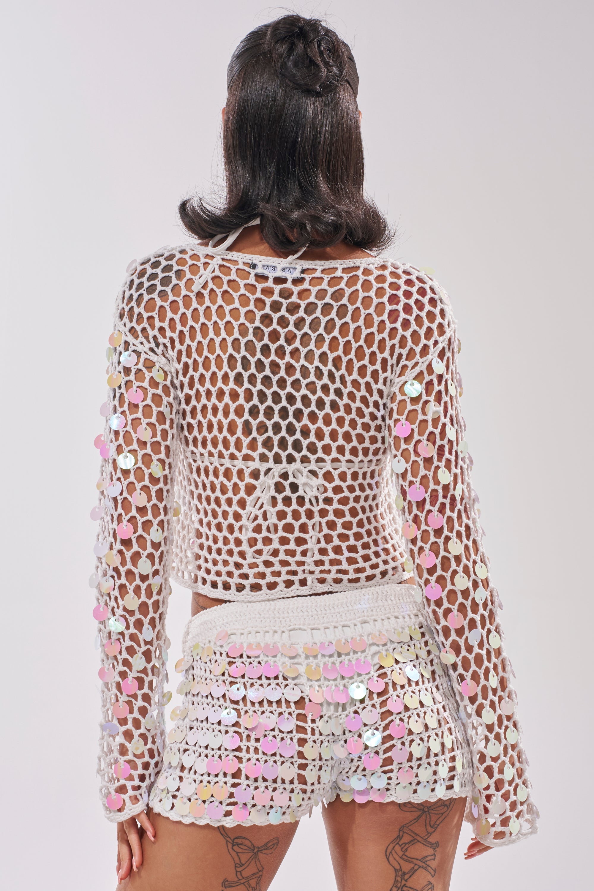 BEACH GIRLY CROCHET SWEATER