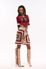 VACATION VIBES CROCHET SHORT