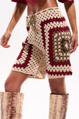 VACATION VIBES CROCHET SHORT