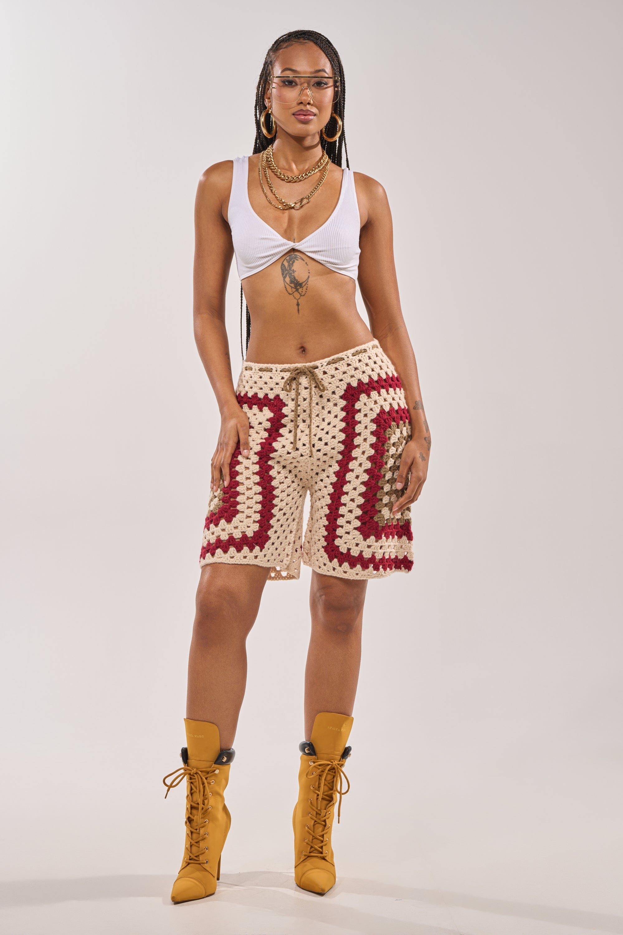 VACATION VIBES CROCHET SHORT