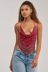 FOREVER AND EVER COWL NECK BLOUSE