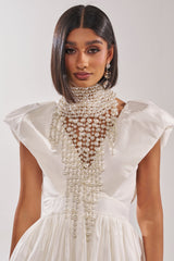 POLLY PEARL STATEMENT NECKLACE