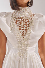 POLLY PEARL STATEMENT NECKLACE