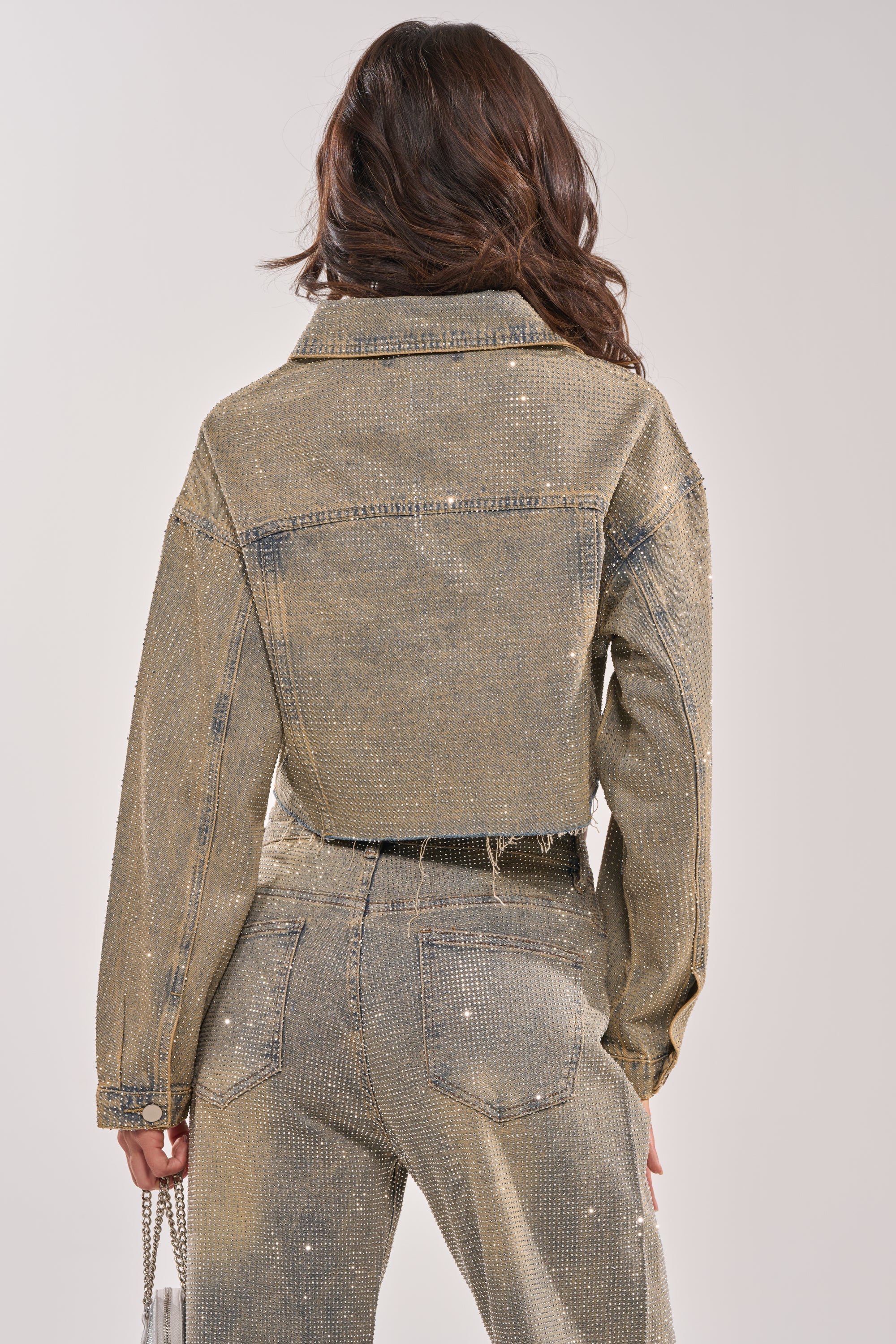 DEMI EMBELLISHED DENIM JACKET