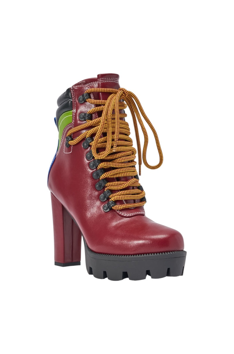 AZALEA WANG DEUTCH MULTI SPORTY BLOCK BOOTIE