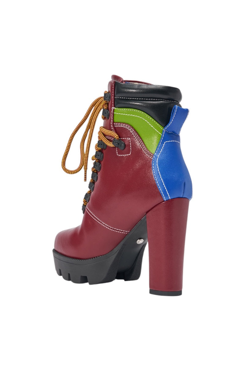 AZALEA WANG DEUTCH MULTI SPORTY BLOCK BOOTIE